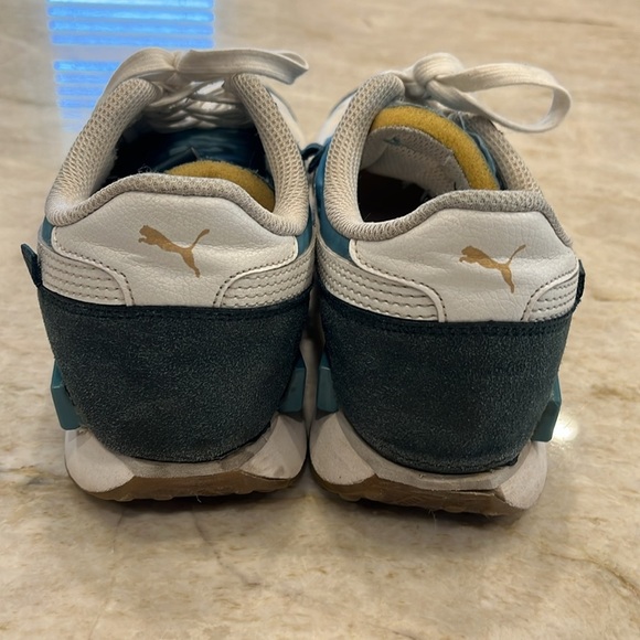 Puma Future Rider Trainers | Men’s 8 | White, Teal, Grey‎ (Rare Color Combo) - Picture 5 of 9